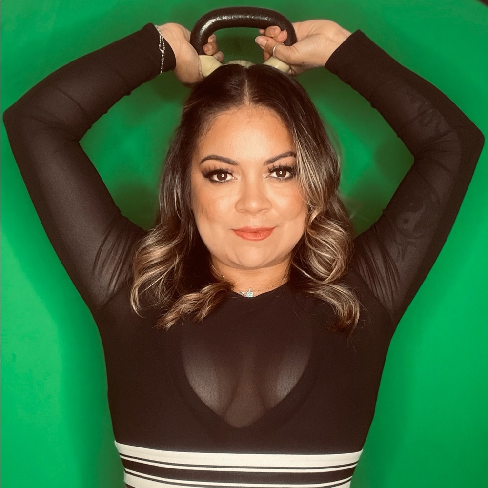 Mono B mesh crop top
